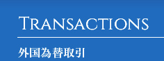 TRANSACTIONS 外国為替取引